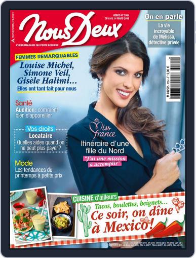 Nous Deux March 8th, 2016 Digital Back Issue Cover