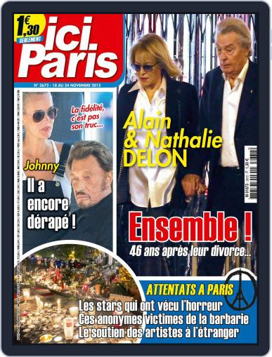 Ici Paris November 18th, 2015 Digital Back Issue Cover