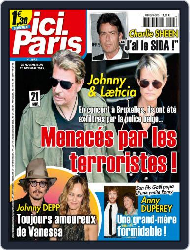 Ici Paris November 25th, 2015 Digital Back Issue Cover