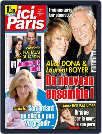 Ici Paris December 9th, 2015 Digital Back Issue Cover