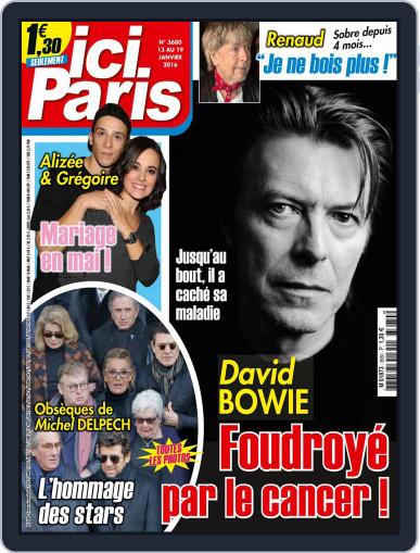 Ici Paris January 13th, 2016 Digital Back Issue Cover