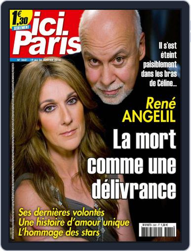 Ici Paris January 20th, 2016 Digital Back Issue Cover