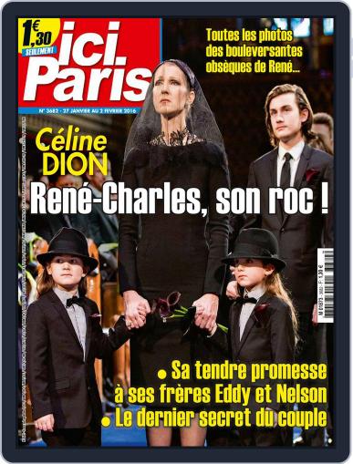 Ici Paris January 27th, 2016 Digital Back Issue Cover