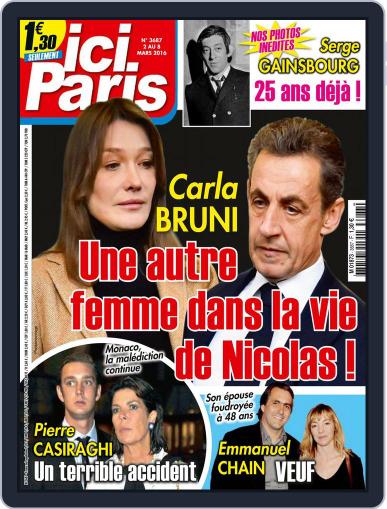 Ici Paris March 2nd, 2016 Digital Back Issue Cover