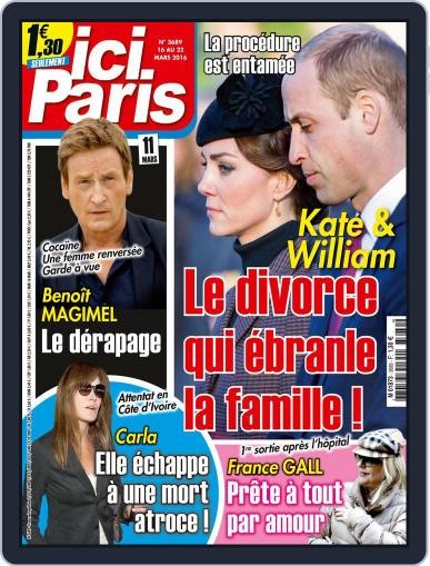Ici Paris March 16th, 2016 Digital Back Issue Cover