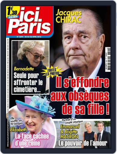 Ici Paris April 20th, 2016 Digital Back Issue Cover