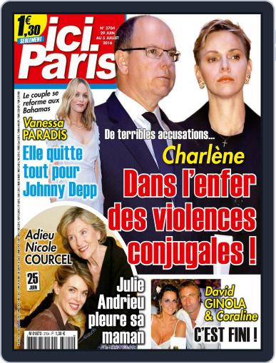 Ici Paris June 29th, 2016 Digital Back Issue Cover