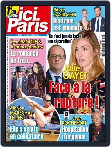 Ici Paris August 17th, 2016 Digital Back Issue Cover