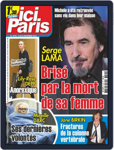Ici Paris November 2nd, 2016 Digital Back Issue Cover