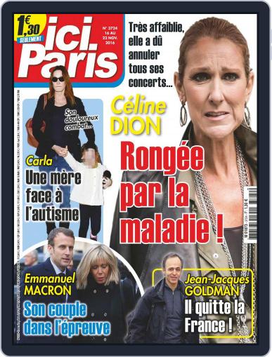 Ici Paris November 16th, 2016 Digital Back Issue Cover