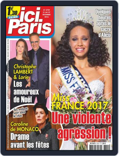 Ici Paris December 21st, 2016 Digital Back Issue Cover
