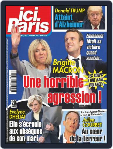 Ici Paris April 26th, 2017 Digital Back Issue Cover