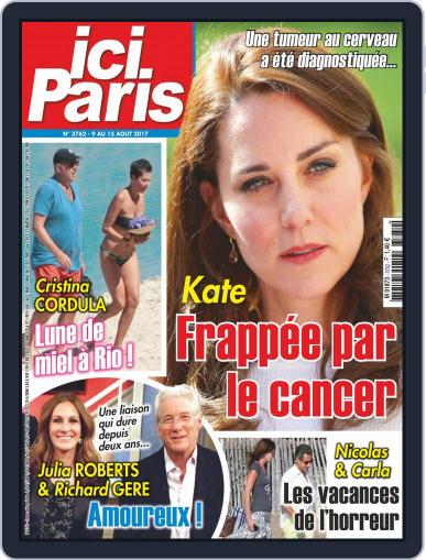 Ici Paris August 9th, 2017 Digital Back Issue Cover