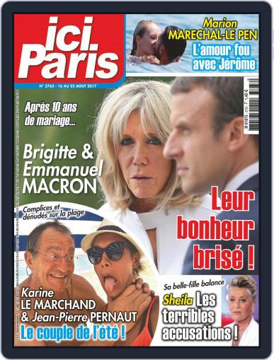 Ici Paris August 16th, 2017 Digital Back Issue Cover