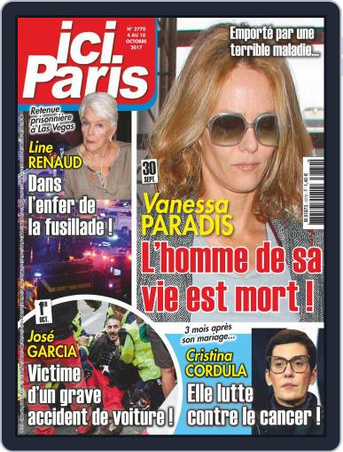 Ici Paris October 4th, 2017 Digital Back Issue Cover