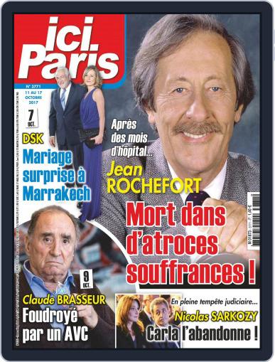 Ici Paris October 11th, 2017 Digital Back Issue Cover