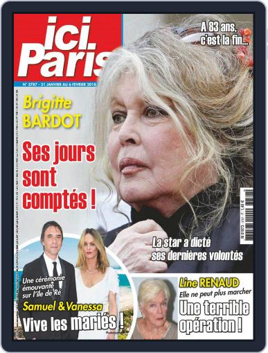 Ici Paris January 31st, 2018 Digital Back Issue Cover