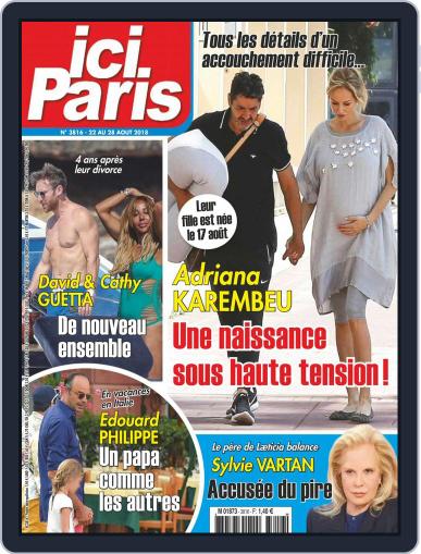 Ici Paris August 22nd, 2018 Digital Back Issue Cover