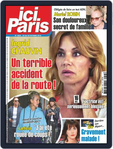 Ici Paris October 24th, 2018 Digital Back Issue Cover