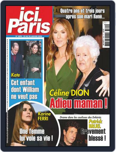 Ici Paris January 22nd, 2020 Digital Back Issue Cover