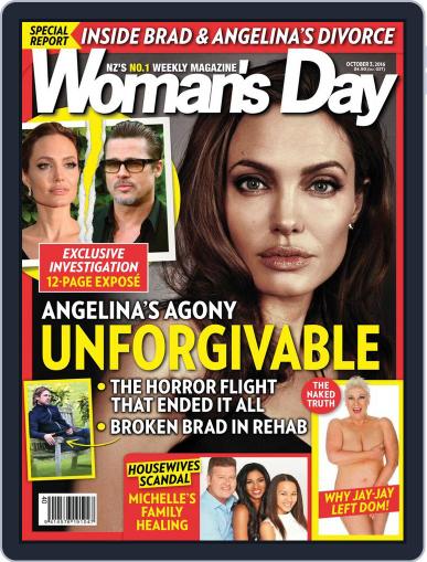 Woman's Day Magazine NZ October 3rd, 2016 Digital Back Issue Cover