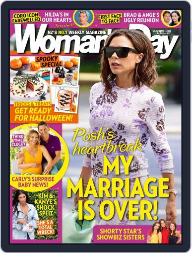 Woman's Day Magazine NZ October 31st, 2016 Digital Back Issue Cover
