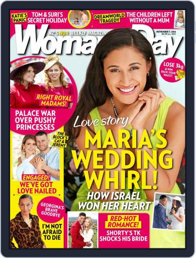 Woman's Day Magazine NZ November 7th, 2016 Digital Back Issue Cover