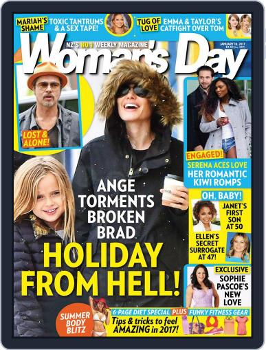 Woman's Day Magazine NZ January 16th, 2017 Digital Back Issue Cover