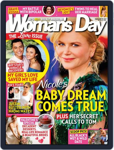 Woman's Day Magazine NZ February 13th, 2017 Digital Back Issue Cover