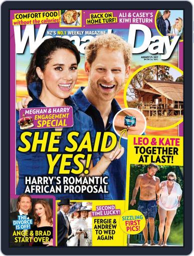 Woman's Day Magazine NZ August 21st, 2017 Digital Back Issue Cover