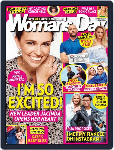 Woman's Day Magazine NZ October 30th, 2017 Digital Back Issue Cover