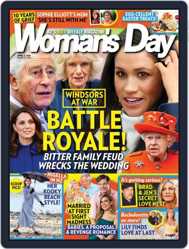 Woman's Day Magazine NZ April 2nd, 2018 Digital Back Issue Cover