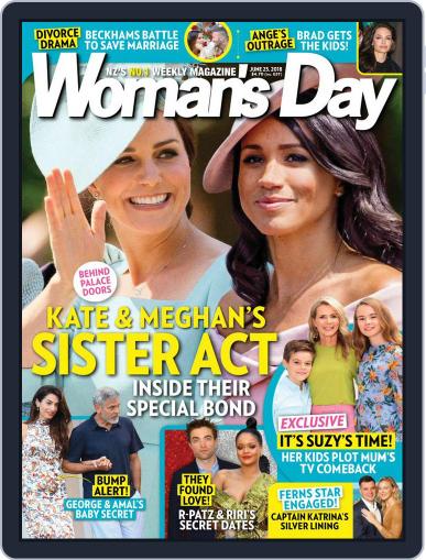 Woman's Day Magazine NZ June 25th, 2018 Digital Back Issue Cover