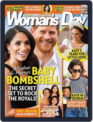 Woman's Day Magazine NZ July 23rd, 2018 Digital Back Issue Cover