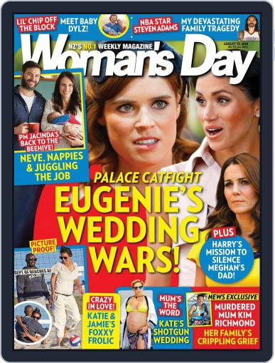 Woman's Day Magazine NZ August 13th, 2018 Digital Back Issue Cover