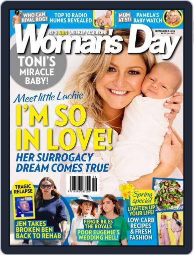 Woman's Day Magazine NZ September 3rd, 2018 Digital Back Issue Cover