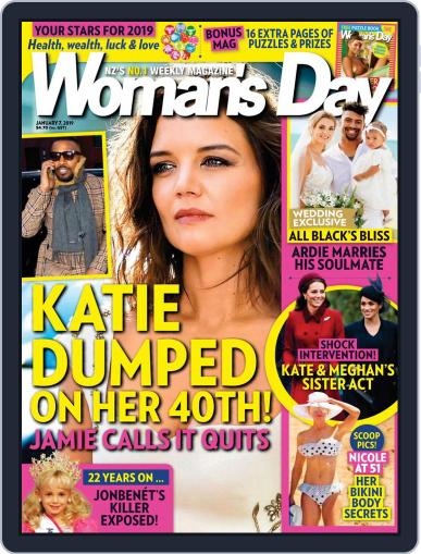 Woman's Day Magazine NZ January 7th, 2019 Digital Back Issue Cover