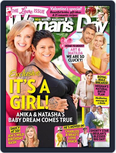 Woman's Day Magazine NZ February 11th, 2019 Digital Back Issue Cover