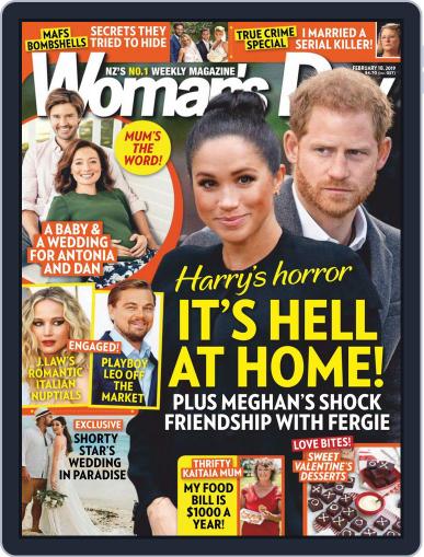 Woman's Day Magazine NZ February 18th, 2019 Digital Back Issue Cover
