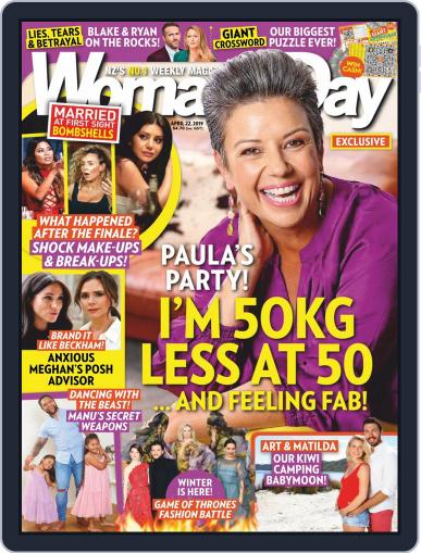 Woman's Day Magazine NZ April 22nd, 2019 Digital Back Issue Cover