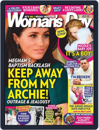 Woman's Day Magazine NZ July 15th, 2019 Digital Back Issue Cover