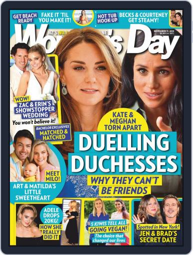 Woman's Day Magazine NZ November 5th, 2019 Digital Back Issue Cover