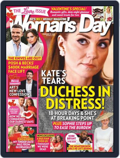Woman's Day Magazine NZ February 10th, 2020 Digital Back Issue Cover
