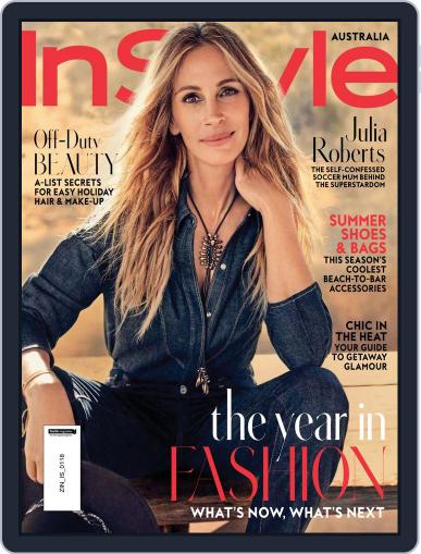 InStyle Australia January 1st, 2018 Digital Back Issue Cover