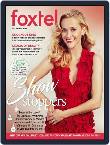 Foxtel December 1st, 2017 Digital Back Issue Cover