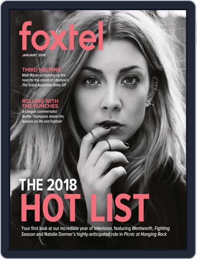 Foxtel January 1st, 2018 Digital Back Issue Cover