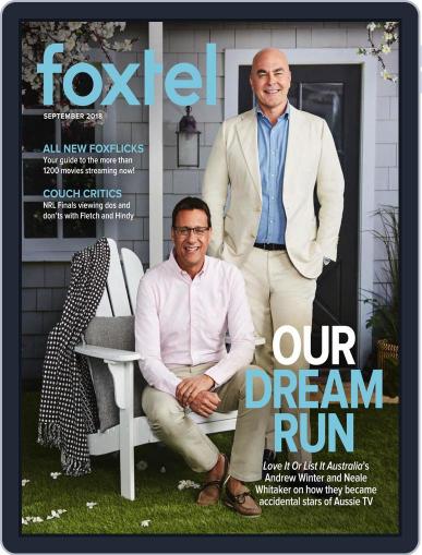 Foxtel September 1st, 2018 Digital Back Issue Cover
