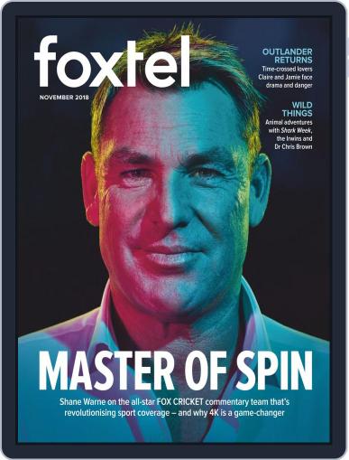 Foxtel November 1st, 2018 Digital Back Issue Cover