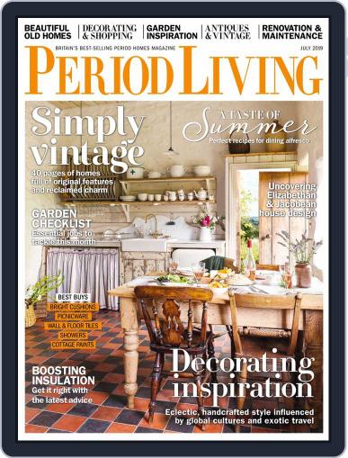 Period Living July 1st, 2019 Digital Back Issue Cover