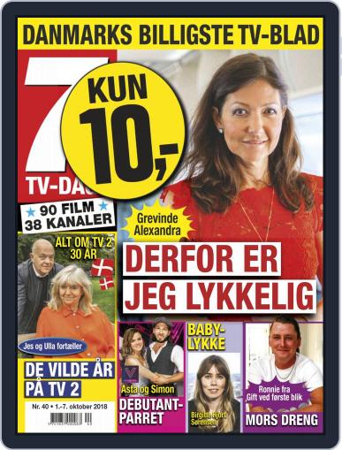 7 TV-Dage October 1st, 2018 Digital Back Issue Cover
